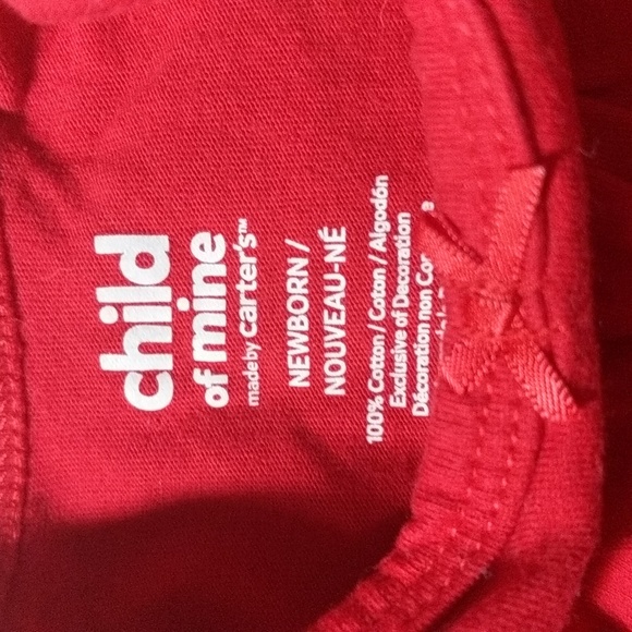 Child of Mine Red Lady Bug Newborn Dress - Picture 2 of 3